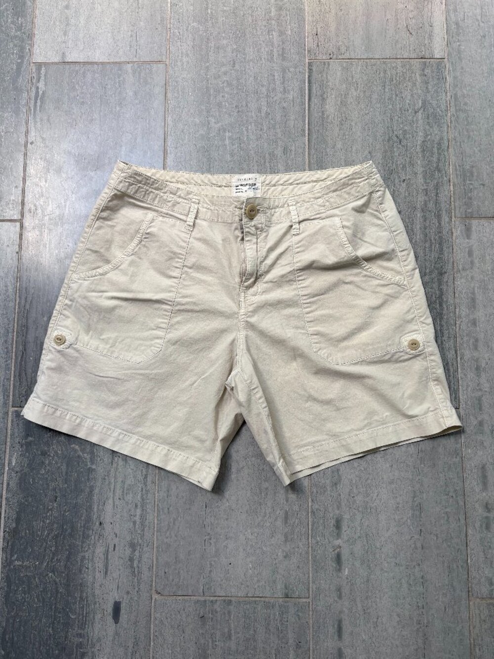 Sanctuary Standard Surplus Utility Cuffed Shorts Khaki Size 29